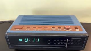 Restored Panasonic RC65 Clock Radio [upl. by Gruchot]