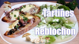 Tartines aux champignons reblochon 🧀 [upl. by Gio]