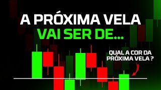 LEITURA DE VELAS  COMO PREVER A COR DA PRÓXIMA VELA [upl. by Ettenajna]