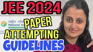 NTA IMPORTANT UPDATE  ADVISORY  Paper Attempting GUIDELINES  JEE 2024  NEHA AGRAWAL jee2024 [upl. by Beesley]