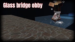 Glass bridge obby in TSB [upl. by Aenet127]