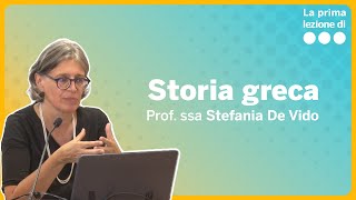 La prima lezione di Storia greca  Stefania De Vido [upl. by Ardnoed]