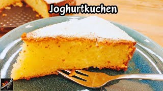 Schneller Joghurtkuchen fluffiger und saftiger Tassenkuchen Ein Blitzkuchen in der Springform [upl. by Richma]