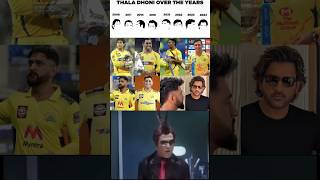 Ms Dhoni every year Hairstyles 💇😎 msdhoni indvsnz viratkohli rohitsharma cricket shorts viral [upl. by Claybourne]