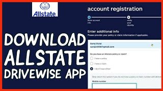 How to Download Allstate Drivewise App Install Your Allstate Drivewise App on Android 2024 [upl. by Sucerdor106]