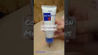 Mistine acne clear face wash review  mrs reviews acnefacewash [upl. by Ahsain827]