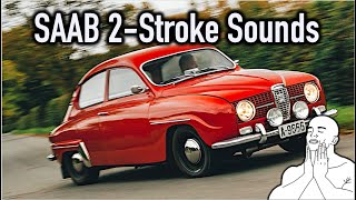 The Saab 2Stroke Sound you didnt know you needed Loud Inline3 2Stroke [upl. by Aziza]