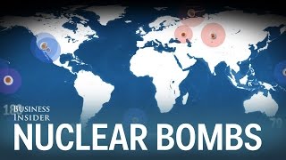 Every nuclear bomb explosion in history [upl. by Atinyl]