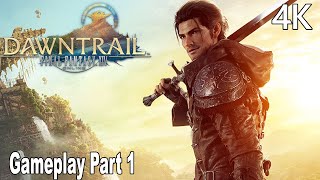 Final Fantasy XIV Dawntrail Gameplay Walkthrough Part 1 4K No Commentary [upl. by Vladimar]