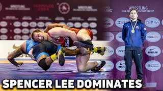 Spencer Lee Techd His Way To A PanAm Gold [upl. by Kcinom789]