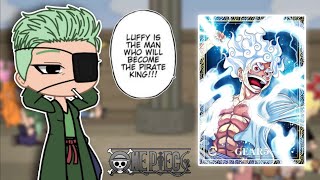 Past Strawhats Pirates react to Future  Luffy Gear5 After time skip [upl. by Nessi]