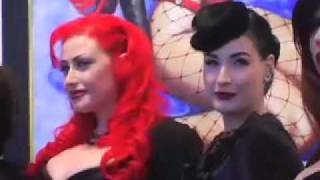 quotBettie Page Heaven Boundquot Opening Party At The World of Wonder Storefront Gallery [upl. by Baggott]