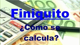 Finiquito ¿Como se Calcula Parte 2 [upl. by Ccasi]