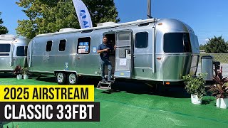 Tour the BIGGEST Airstream  2025 Classic 33FBT Luxury Travel Trailer [upl. by Annahoj]