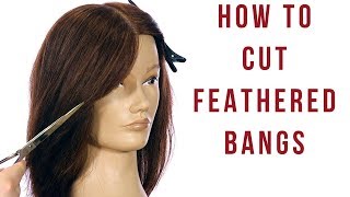 Feathered Layers Haircut Tutorial  How to Cut Feathered Bangs amp Face Frame  TheSalonGuy [upl. by Emanuele]