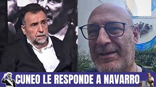 SANTIAGO CÚNEO LE RESPONDE A ROBERTO NAVARRO  111124 santiagocuneo cuneo peronismo [upl. by Nahaj]