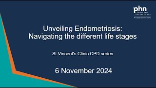 Unveling Endometriosis  6 November 2024 [upl. by Cirenoj]