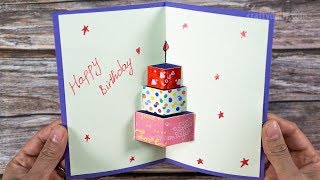 How to make Happy Birthday Card  Happy Birtday Greeting Card [upl. by Caldwell]