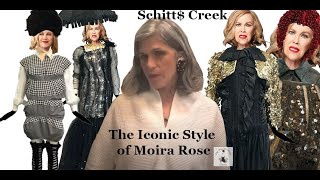 The Iconic Style of Moira Rose from Schitt Creek losangeles vintage fashion danlevy designer [upl. by Amsaj]