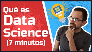 CIENCIA DE DATOS en 7 Minutos ⚡️💻 ¿Qué es Data Science Español [upl. by Jillayne136]