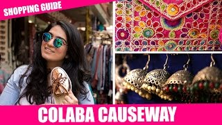 Colaba Causeway shopping guide 2017  Budget Shopping  Colaba causeway Haul  Fashion [upl. by Artemus222]