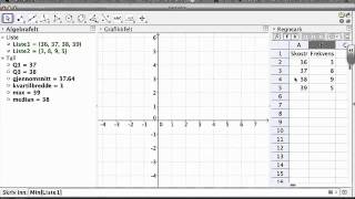 Statistikk 2P på Geogebra ikke klassedelt [upl. by Arakawa]