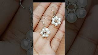 Pearl Earrings diy diyhandmadejewellery trending earrings pearlearings [upl. by Bel]