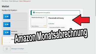 Amazon kauf auf Rechnung einstellen  Amazon Monatsabrechnung einrichten [upl. by Adelric]