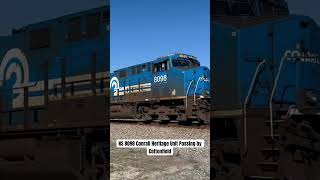 NS 8098 Conrail Heritage Unit Passing by Cottonfield [upl. by Orvas]