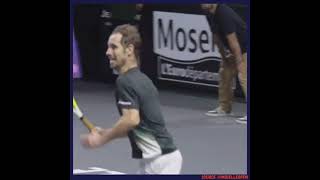 Retiring Richard Gasquet Becomes SecondOldest Player To Win Moselle Open Match [upl. by Kcirddor]