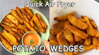 Quick Crispy potato wedges  Easy air fryer recipes  Healthy potato snacks  Air fryer recipes [upl. by Zoba]