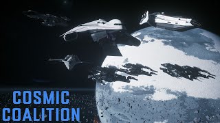 Star Citizen  Cosmic Coalition  Snub Fighters VS HRTs [upl. by Rise360]