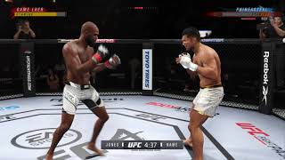 UFC4 Jones Secret illegal knee on a downed opponent Hidden Move Top1 [upl. by Gradeigh]