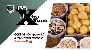 GCSE PE Component 2 answer carb loading [upl. by Tijnar]