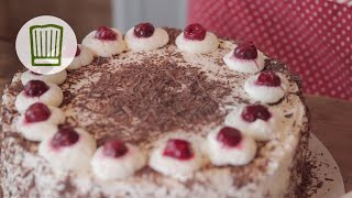 Schwarzwälder Kirschtorte Rezept  Rezept ist in der Beschreibung  chefkoch [upl. by Dinnie286]