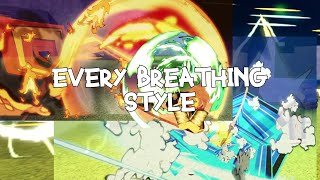 Wisteria 2 Every Breathing Style Showcase [upl. by Immaj]