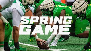 2024 Oregon Football Spring Game Recap [upl. by Kciv]