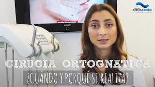 Cirugía Ortognática explicación por la doctora Tordera [upl. by Campman702]