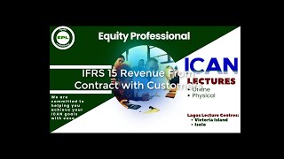 IFRS 15 Revenue from contract with customers Class 1 [upl. by Enelhtac]