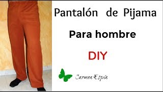 Pantalón de pijama de hombre DIY [upl. by Amsirac]