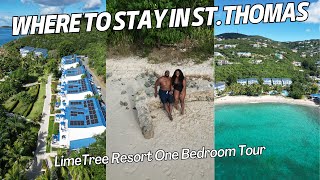 ST THOMAS l US Virgin Islands l LimeTree Beach Resort 1bedroom Tour [upl. by Iccir128]