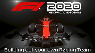 F1 2020 Creating your own Team with My Team [upl. by Willock]