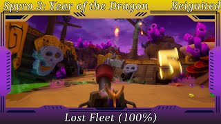 Spyro 3 Year of the Dragon  Lost Fleet 100 [upl. by Eimile]