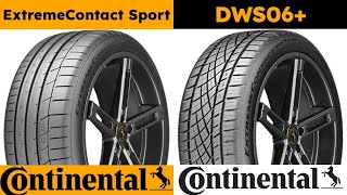 Continental ExtremeContact Sport vs DWS06 [upl. by Elaine]