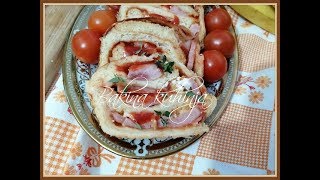 Bakina kuhinja  pica rolnice sa ćvarcima recept za gurmane [upl. by Akkinahs535]