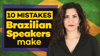 10 Pronunciation Mistakes Brazilian Portuguese Speakers Make  Inglês para falantes brasileiros [upl. by Leslee]