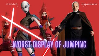 The Worst Display of Jumping in Star Wars [upl. by Nial]