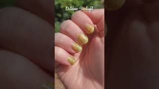 GEL POLISH OF THE WEEK 6 Voky Chartreuse Glitter [upl. by Eliason]