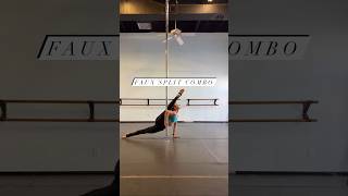 ADV Faux Split Pole Combo floor split invert split extended butterfly floor split [upl. by Dillie]