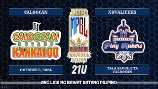 Junior MPBL DLeague Inaugural Season  Caloocan JY Batang Kankaloo vs Novaliches Play Makers [upl. by Assereht]